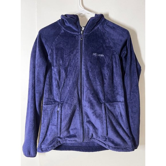 Columbia Tops - Purple womens Columbia size medium fleece zip up jacket.